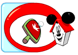 Mickey and Donald's Ping Pong Practice