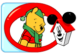 Pooh's Build-A-Snowman