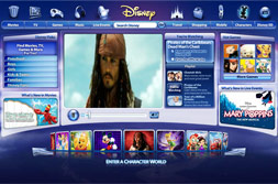 Disney.com Homepage
