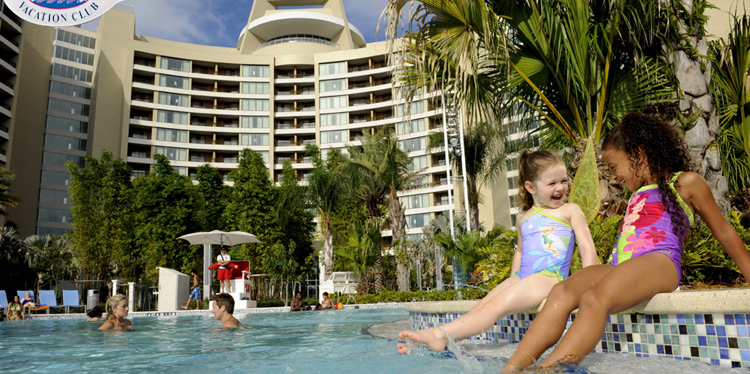 Guests enjoying swimming pool