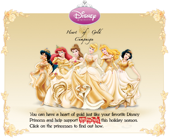 Disney Princess Heart of Gold Campaign