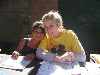 Disney VoluntEARS participated in the Elmo Walk in Santa Ana on February 2, in collaboration with the Discovery Science Center.  There, Disney VoluntEARS, like Cast Member, Kariane Mcguire, assisted the participants at various fun activities booths!