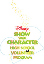 Disney Show Your Character Los Angeles Area High School Volunteer Program