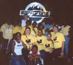 VoluntEARS help to make fitness fun for several teens from the local Boys & Girls Clubs.