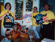 Disney VoluntEARS delivered over 100 Disney back packs filled with new school supplies to the Humanitarian Service Project, an organization that serves disadvantaged children.