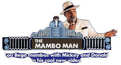 The Mambo Man - Lou Bega mombos with Mickey and Donald in his cool new video