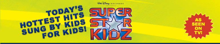 Superstar Kidz Volume 2...Today's hottest songs sung by kids, for kids!!!