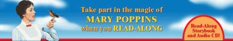 Take part in the magic of Mary Poppins when you Read-Along - Read-Along Storybook and Audio CD!