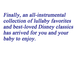 Finally, an all-instrumental collection of lullaby favorites...