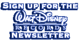 Sign Up For The Walt Disney Records Newsletter