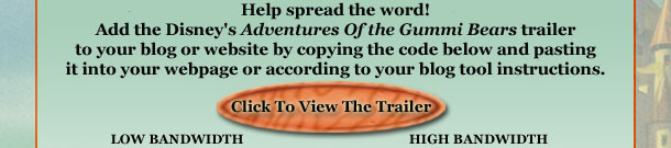 Adventures Of The Gummi Bears DVD Website