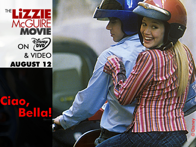 The Lizzie McGuire Movie on Disney DVD and Video August 12