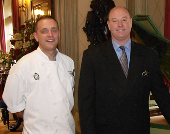 Executive Chef Marcel St. Pierre and Manager Jeff Plumb welcome you to Club 33.