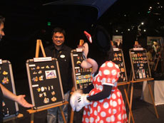 Even Minnie Mouse gets in on the collecting fun at a Disney collector event.