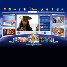 The new Disney.com home page is alive with exciting features.