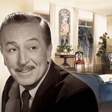 Walt's planned guest suite at Disneyland -- soon to be created at last.