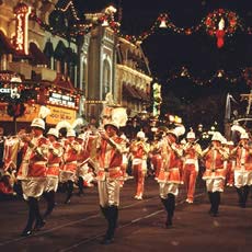 The Walt Disney World Christmas Parade.