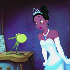 To kiss or not to kiss ... only Tiana knows!
