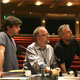 Glenn (on the left) with the "Little Mermaid" creative team during previews.