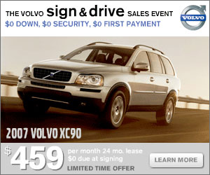 The Volvo Sign & Drive Sales Event