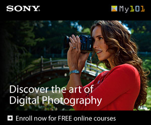 Discover the art of digital photography. Enroll now for FREE online courses from Sony's My 101.