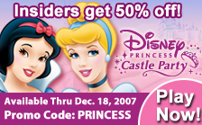 Insiders get 50% off! Disney Princess Castle Party. Play Now!