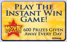 Play the Disney Movie Rewards Instant Win Game!