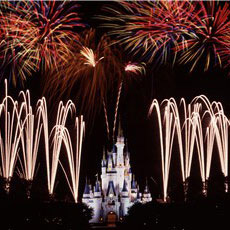Cinderella Castle and Wishes Nighttime Spectacular