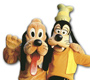 Pluto & Goofy