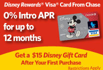 Disney Rewards® Visa® Card From Chase