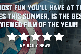 THE MOST FUN YOU'LL HAVE AT THE MOVIES THIS SUMMER, IS THE BEST REVIEWED FILM OF THE YEAR! - ***** NY DAILY NEWS