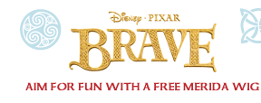 Aim for fun with a free Merida wig