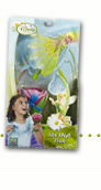 Girl playing with Sky High Tink doll