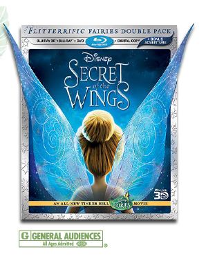 Disney Secret of the Wings Blu-Ray and DVD