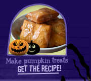 Make pumpkin treats - GET THE RECIPE!
