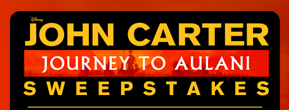 John Carter Journey to Aulani - Sweepstakes