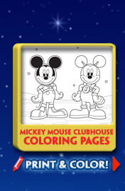 mickey mouse clubhouse house coloring pages