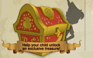 Help your child unlock an exclusive treasure!