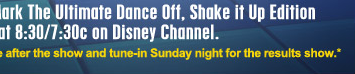 Go online or text to vote after the show and tune-in Sunday night for the results show.*