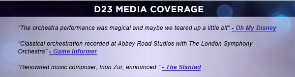 Disney Fantasia Music Evolved - D23 Media Coverage!