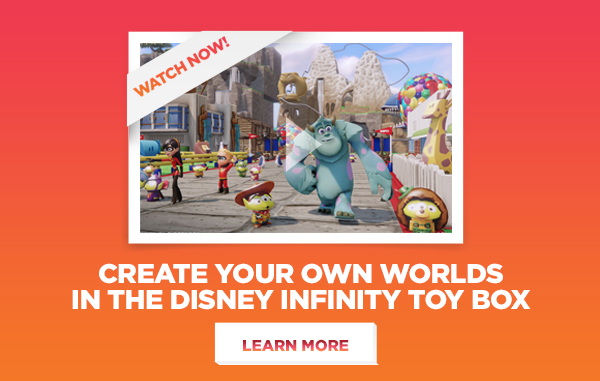 Create your own worlds in the Disney Infinity Toy Box