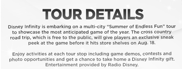 Summer Tour Details