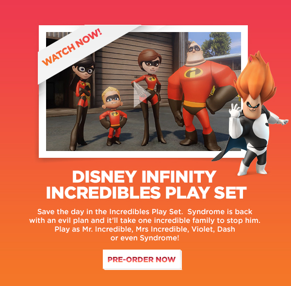 Disney Infinity Incredibles Play Set - Watch Now