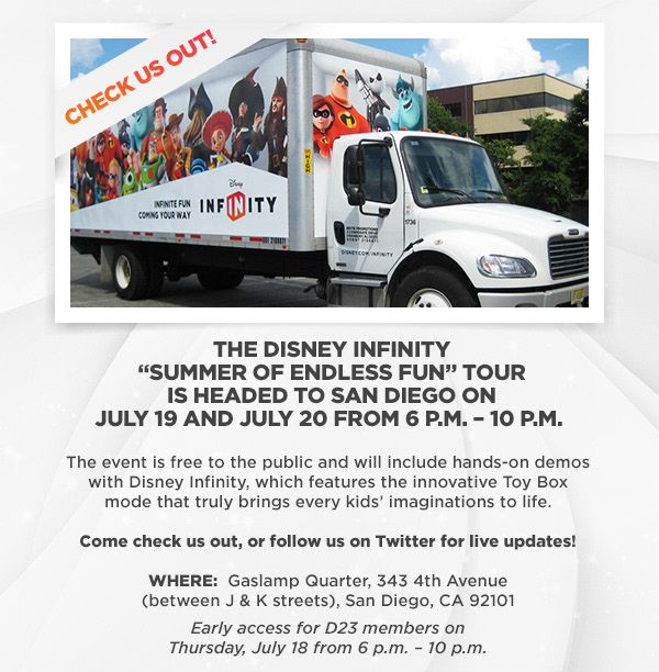 Disney Infinity Summer Tour Continues