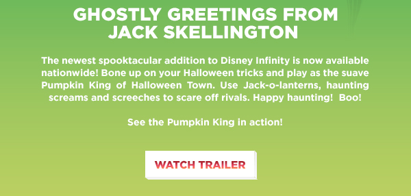Jack Skellington Now Available - Watch Trailer!