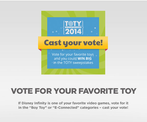 Vote for Disney Infinity!