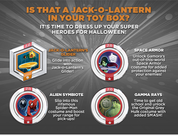 It's time to dress up your super heroes for halloween!