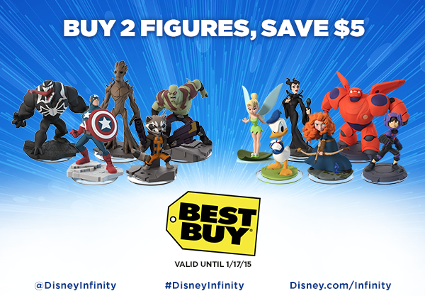 Disney Infinity Figures - Buy 2, Save $5