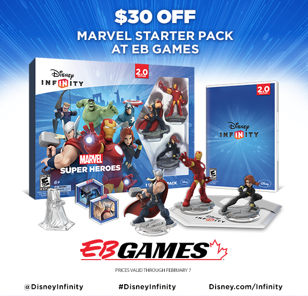 $30 Off a Disney Infinity 2.0 Marvel Starter Pack