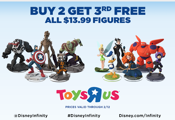 Disney Infinity Figures - Buy 2, Get 1 Free
